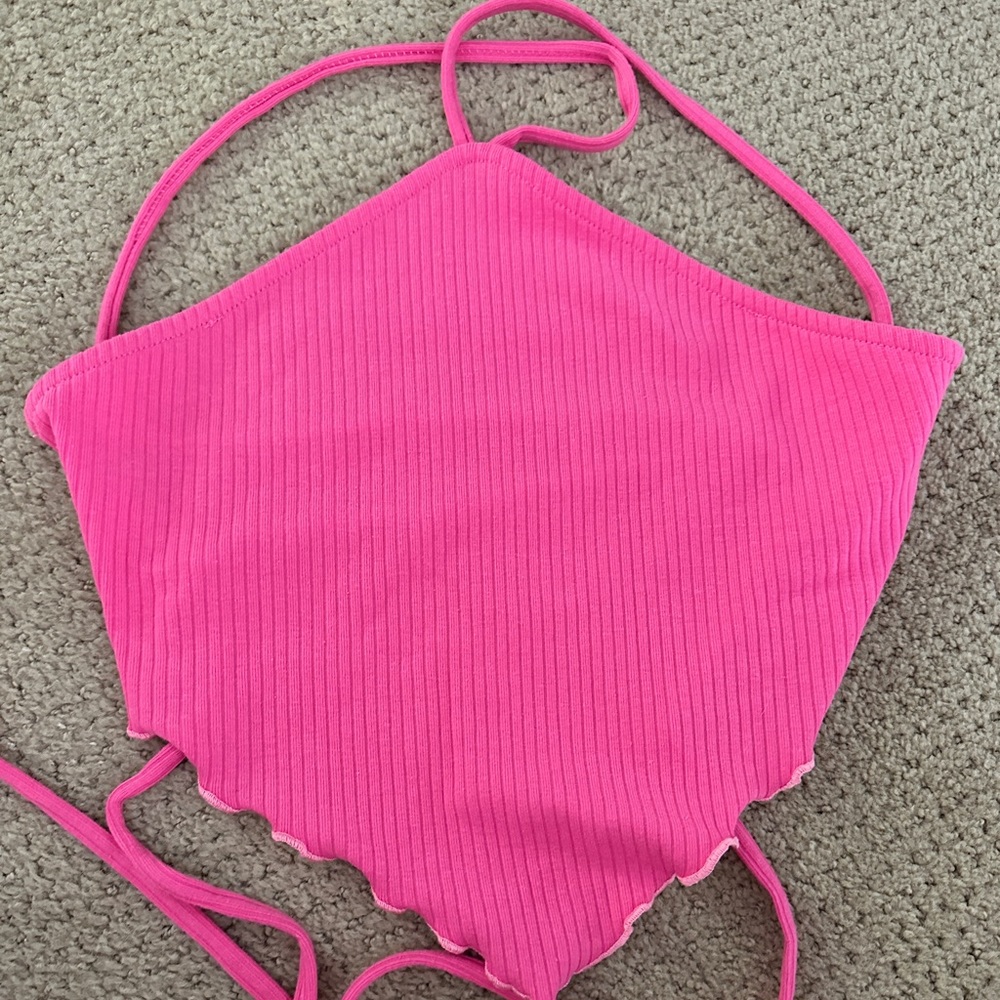 Pink going out top